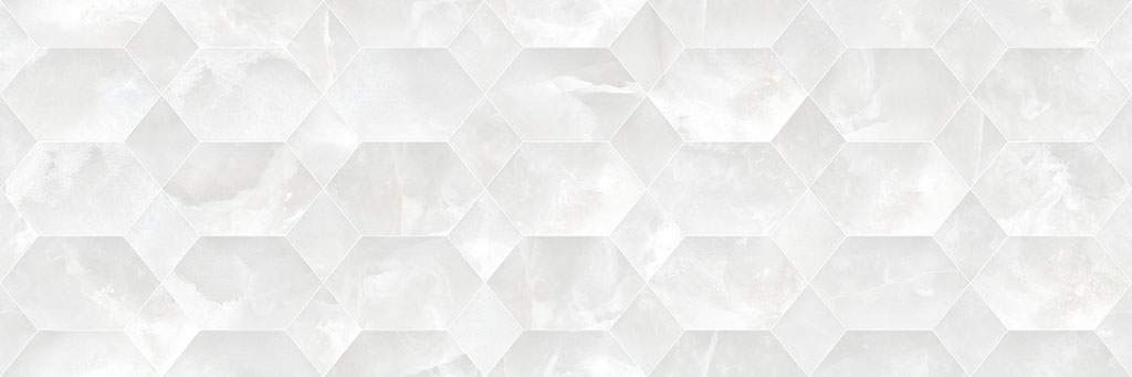 Настенная плитка белая глина  Gravita Onix Sky Hexa 30*90 Глянцевая для прихожей, кухни и гостиной